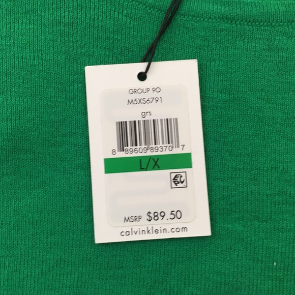 Calvin Klein green poncho sweater - Picture 4 of 8